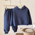 thumbnail image 4 of CONZONE Toddler Boys Outfits 2 Piece Tie Dye Long Sleeve Hoodies Jogger Pants Set Soft Fall Winter Clothes for Kids, 4 of 5