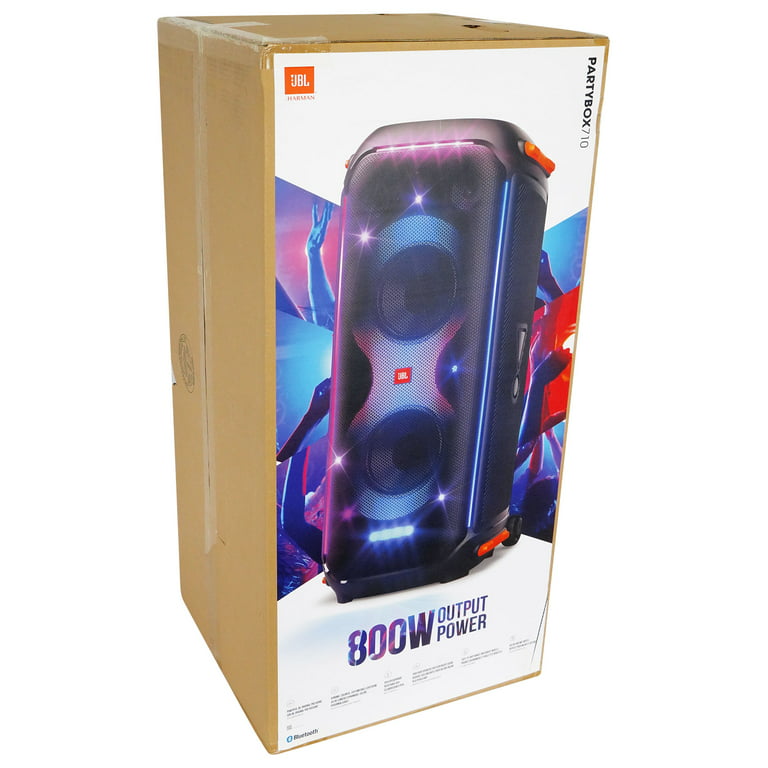  JBL PartyBox 710 800W Portable Wireless Bluetooth Speaker  Starter Bundle with Extended Protection : Musical Instruments