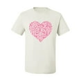 thumbnail image 2 of Wild Bobby, Pink Ribbon Heart, Breast Cancer Awareness, Men Graphic Tee, White, 4X-Large, 2 of 5