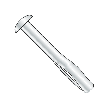 

3/8 x 3 1/2 Split Drive Anchors / Round Head / Alloy Steel / Zinc / Fixture Clearance Hole: 7/16 / High Grade Heat Treated Alloy Steel (Quantity: 25 pcs)