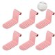 thumbnail image 4 of Riwesomey Sujetador de sábana antideslizante de 6 uds., Clip de fijación de sábana impermeable, soporte de sábana de plástico firme para cama, Artesanía Blanco Riwesomey TO005355-01, 4 of 6