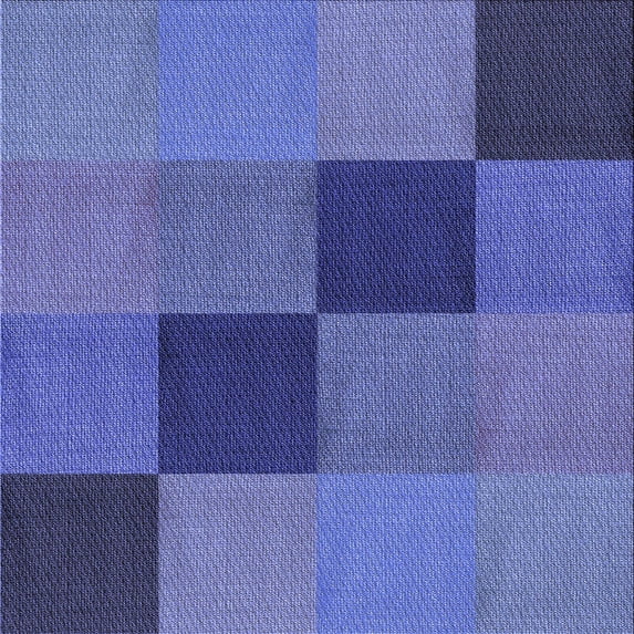 Ahgly Company Machine Washable Indoor Square Transitional Sky Blue Area Rugs, 5' Square