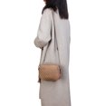 thumbnail image 4 of Bandolera con bandolera acolchada Lola Mae, color topo, 4 of 8