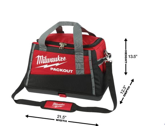Milwaukee 20 in. PACKOUT Tool Bag with 6-in-1 Wire Strippers Pliers and Screwdriver Set (10-Piece)
