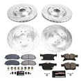 thumbnail image 3 of PowerStop Front and Rear Z23 Evolution Sport Carbon-Fiber Ceramic Brake Pad and Drilled & Slotted Rotor Kit Fits: CHRYSLER Select Models K7841, 3 of 10