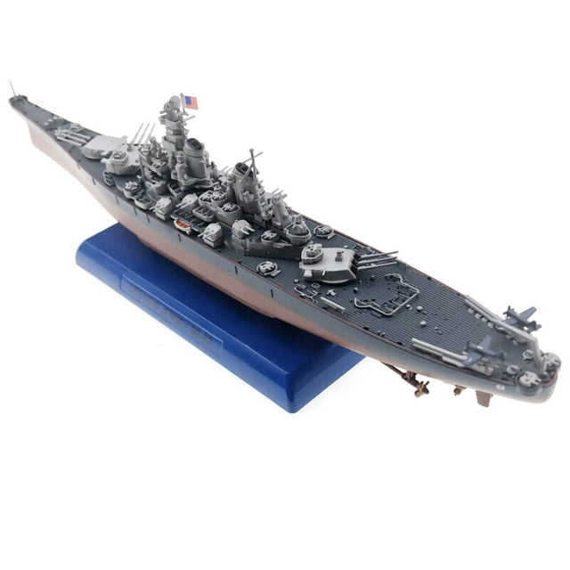 LOVEVER Diecast Alloy Battleship Model for Home Display USS New Jersey BB-62 WWII History