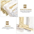 thumbnail image 3 of Luxshiny 9Pcs Mini Picture Frame Ornaments Miniature Photo Frames Rectangular Resin Silver 1.85X1.29X0.16In, 3 of 8