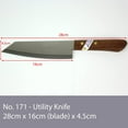 thumbnail image 4 of KIWI Knife Kitchen Cut Sharp Blade Cookware Stainless Steel Size (8 Inches) No.288, 4 of 5
