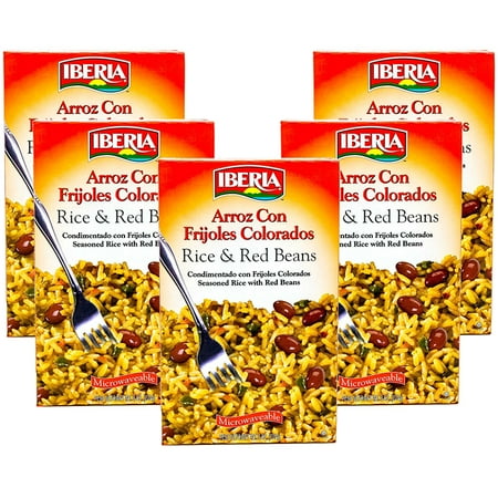 (6 pack) (6 Pack) Iberia Rice & Red Beans, Microwaveable, 8 oz