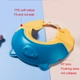 thumbnail image 4 of IKemiter Shower Cap Shower Bathing Protection Cute Adjustable Waterproof Visor Hat For Kids Children New, 4 of 7