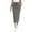 Dark Gray Skirts for Women, variant on Clearance Sales Today Deals Iumwxz Stretchy Ridded Knit Slim Fit Wrap Skirt Casual Summer Skirts Solid Skirts Elastic Mid Waist Long Skirt for Women Dressy Travel