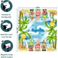 thumbnail image 6 of Summer Tropical Gnomes Mailbox Cover Mailbox Covers Magnetic Standard Size 18"x21" Coastal Beach Decorative Magnetic Mailbox Covers Summer Mailbox Wraps Post Letter Box Cover Decor for Home Outside, 6 of 6
