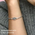 thumbnail image 5 of Pandora Moments Family Tree Heart Clasp Snake Chain Bracelet - 21, 5 of 6
