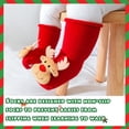 thumbnail image 4 of Calcetines navideños para bebés Mezcla de algodón Antideslizante Niños recién nacidos Bebés bebés Ropa Regalos Calcetines para niños Patrones surtidos 1-3 años Tipo 1 6 pares Speravity BA000376-02, 4 of 7