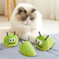 thumbnail image 5 of Cat Toys Interactive, Cat Interactive Toys, Chew Toys, Cat Toys for Indoor Cats Interactive, Stuffed Cat Plush, Green Fabric, Plush, Pet Toys, Cat Play, Enrichment, 1 Pc, 5 of 6