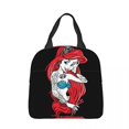 thumbnail image 3 of Bolsas térmicas para el almuerzo con diseño de punk rock de Ariel, la sirenita, grandes contenedores para el almuerzo, bolsas térmicas para el almuerzo, loncheras, bolsas de viaje para almacenar alime, 3 of 4