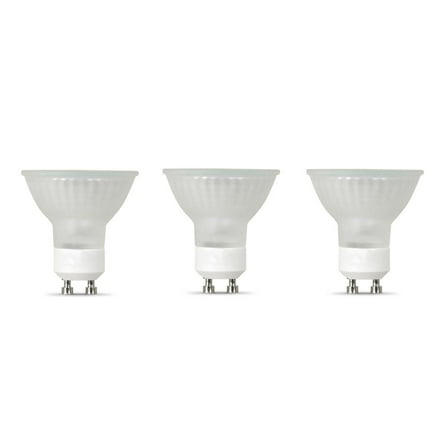 Feit Electric 50-Watt MR16 GU10 Bi-pin Base Dimmable Halogen Light Bulb 3-Pack