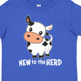 thumbnail image 4 of Inktastic New to the Herd Cute Cow Boys or Girls Toddler T-Shirt, 4 of 5