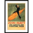 thumbnail image 2 of Art.com Sailor Riding Torpedo, Navy Poster Art Print, Black Frame Wall Art, 21" x 29", 2 of 5