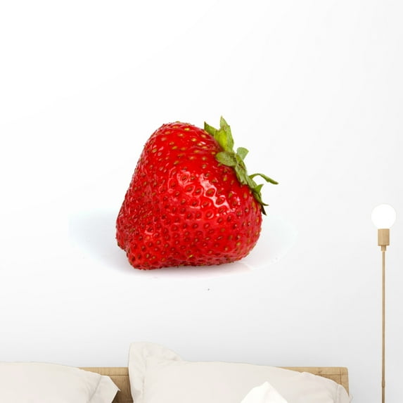 Strawberry Wall Mural by Wallmonkeys Peel and Stick Graphic (24 in H x 22 in W) WM314498