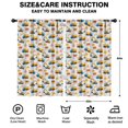 thumbnail image 2 of Blackout Kids Curtains,Cartoon Construction Vehicles Hard Hats Childrens Insulated Curtains Set Of 2,Bedroom Essentials,Toddler Room Decor 52"x84", 2 of 5