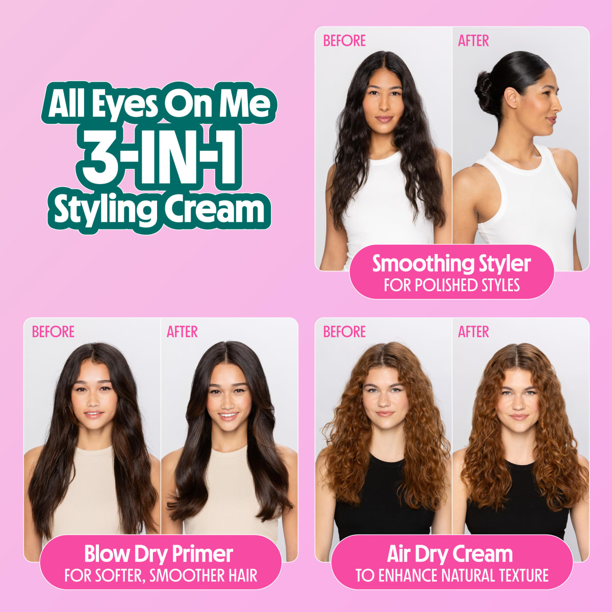 Not Your Mother's Ready, Set, Style! Kit with All Eyes On Me 10-in-1 Hair Perfector & Styling Cream