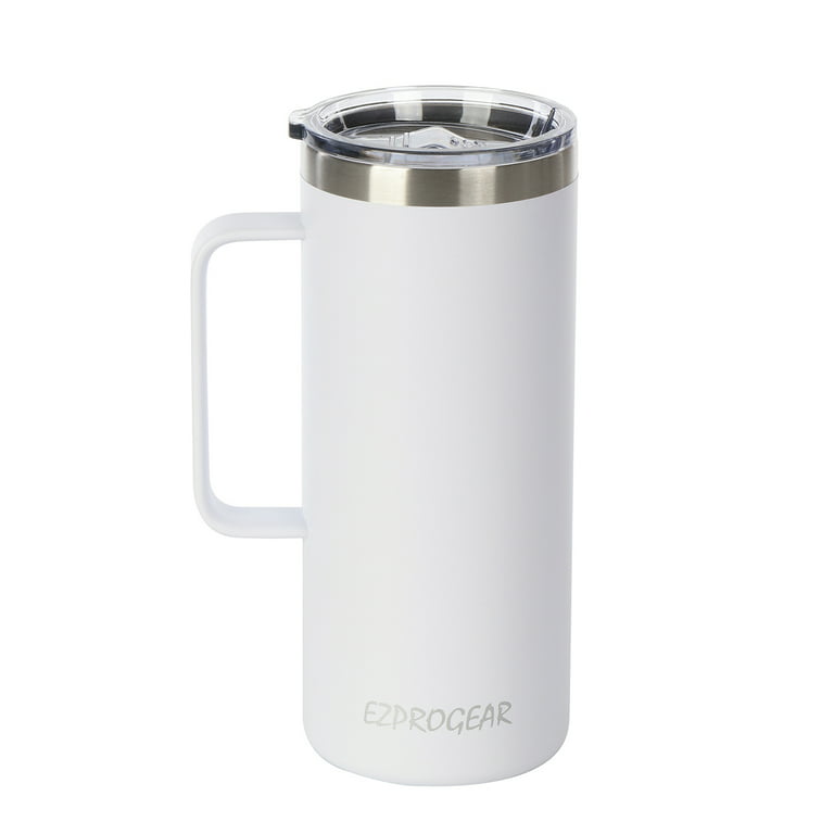 12 oz white Travel Coffee Mug – Insulated Cups with Lids – 12 ounce Coffee  Thermos for On the Go, Ev…See more 12 oz white Travel Coffee Mug –
