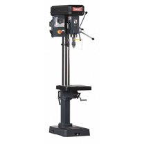 Floor Drill Press, Belt Drive, 2 hp, 115V AC V, 18 in Swing, Variable Speed
