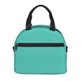 thumbnail image 2 of Hirioo Teal Turquoise for Crossbody Lunch Box for Women Men with Adjustable Shoulder Strap for School, Work and Travel, 2 of 9