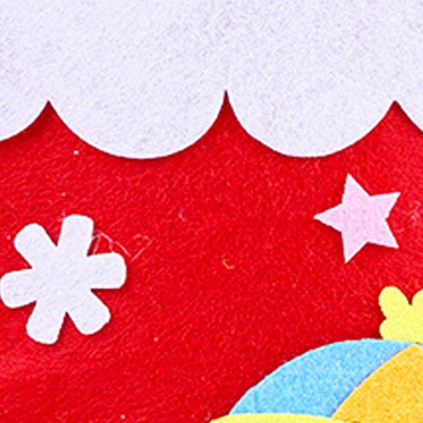 Diy Fieltro Manualidades Navideñas Adornos Navideños De Fieltro Manualidades Navideñas De Fieltro Tela No Tejida Lindo DIY Fieltro Adornos Artesanales De Costura Navideña ANGGREK Otros