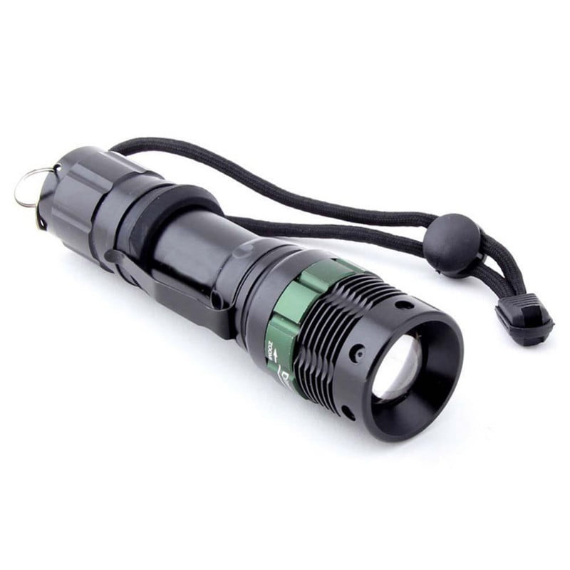 Details about  / Telescopic Focus Flashlight 200 Lumens Q5 LED Torch 3 Mode Alloy Flashli*ssHHH