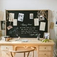 thumbnail image 2 of Black Magnetic Chalk Board with Solid Wood Frame, 2 of 9