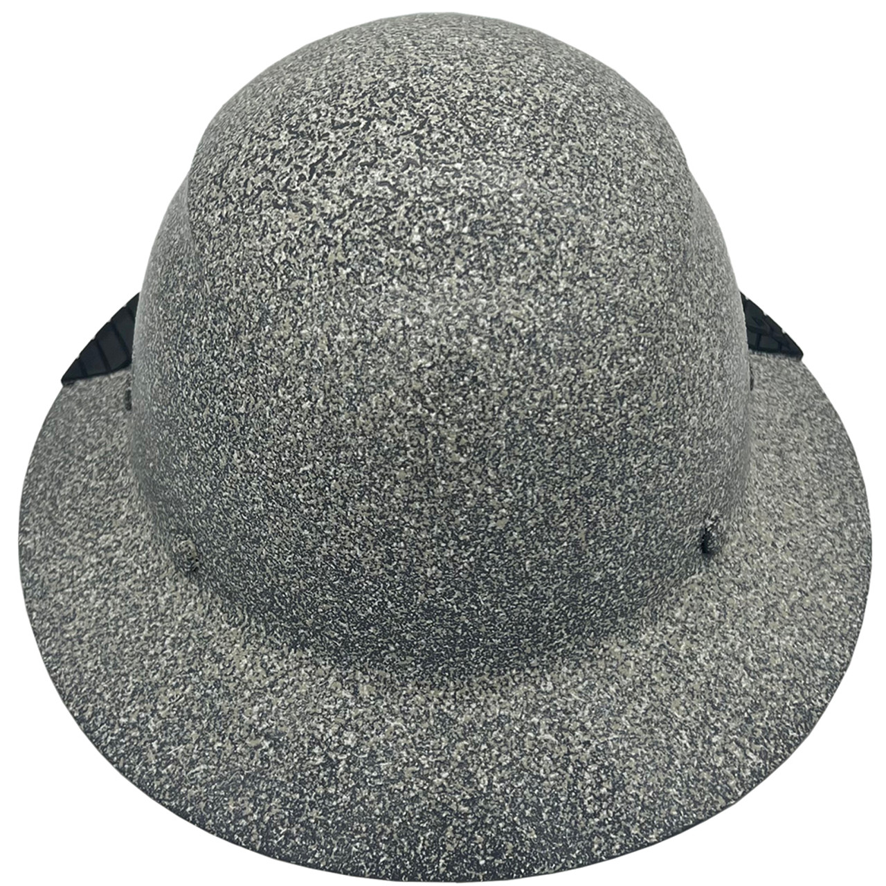 Lift Safety Actual Carbon Fiber Hard Hat - Full Brim Textured White Stone