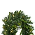 thumbnail image 5 of Vickerman 9' x 14" Bangor Mixed Pine Artificial Christmas Garland, Warm White LED Lights, 5 of 6