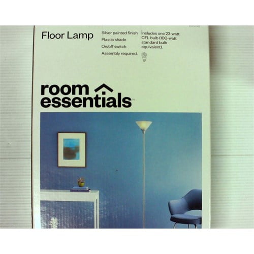 Room Essentials Torchiere Floor Lamp, Room Essentials Floor Lamp Assembly