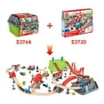 thumbnail image 6 of Hape Train Building Set in a Bucket, 50 Pieces, 6 of 7