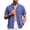 Blue, variant on Men's Shirts, Mens Short Sleeve Button Down Shirts Casual Dress Untuckit Shirts for Men Summer Beach Wedding Vacation Shirt Khaki XXL
