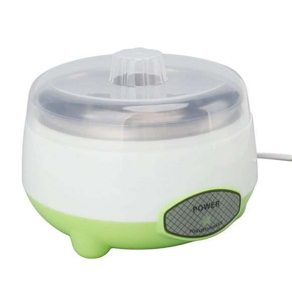 DAUZ Yogurt Maker Machine, DIY Yogurt Maker Machine Ahorro de Energía Casero Compacto Contenedor de Acero Inoxidable para Sala de Estar (Enchufe de EE. UU. 110V)