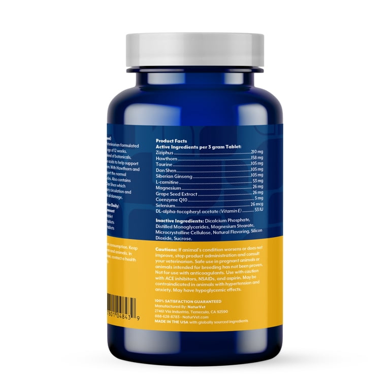 l-carnitine treatments in temecula ca NaturVet Cardiovascular Support Plus Taurine for Dogs, 60 Chewable Pet Tabs Size:2 bottles No.5+ Glutathione Vitamin Concentrated Esigenza_Depurazione e Diuresi