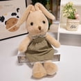 thumbnail image 2 of Simulation Long Eared Rabbit Plush Toy Doll For Girls Kids Sleeping Companion Comforting Soft Cozy Material Safe Huggable Bedtime Friend Imaginative Play Gift, 2 of 9