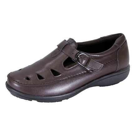 

24 HOUR COMFORT Annette Women s Wide Width Leather Loafers