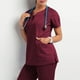 thumbnail image 3 of Conjunto de ropa quirúrgica para dentista oral, ropa de lavado dividido, ropa de enfermera de hospital de secado rápido elástica, 3 of 4