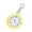 Yellow, variant on Portable Plastic Keychain Chronometer Watch With High Visibility Digital Display Outdoor Sports Essential Travel Gear