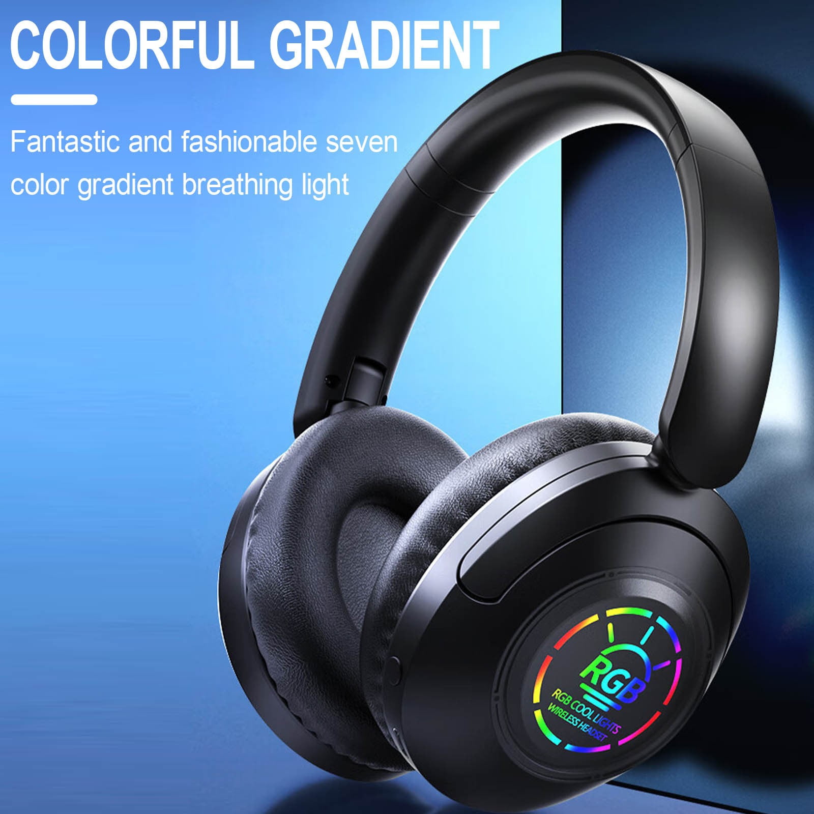 Wireless Headset with AI Noise Cancelling Microphone Bluetooth Headset - Bluetooth V5.2 Headphones with USB Dongle, Charging Base & Mic Mute for Computer/Laptop/PC/iPhone/Android/Cell Phones - Black