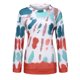 thumbnail image 3 of Pntutb Blusa de manga corta con cuello redondo y mangas caídas vintage para mujer Pntutb Pntutb-4229, 3 of 6