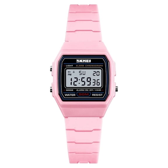 SKMEI Watch, Waterproof Sport Watch Birthday Gifts for 7-10-12-Year-Old, Black