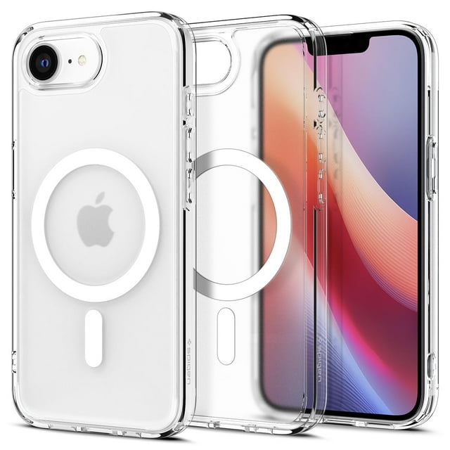 Funda para Celular Spigen Ultra Hybrid MagFit para iPhone 16e Blanca