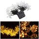 thumbnail image 1 of Guirnalda de luces solares de 4,5 m y 20 LED para exteriores, impermeable, ideal para Navidad, hogar, bodas, fiestas, dormitorios, cumpleaños, con panel solar (luz blanca cálida)., 1 of 5