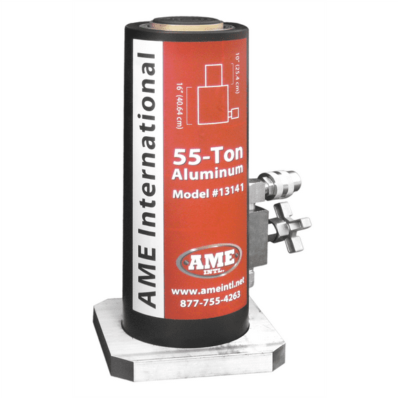 AME 55 Ton Aluminum Jack, 10" Stroke with New Saddle