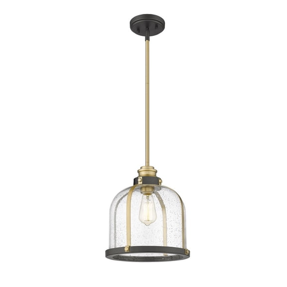 337P12BRZ HB-Z-Lite-Burren - 1 Light Pendant In Vintage Style-13.25 Inches Tall and 12.25 Inches Wide